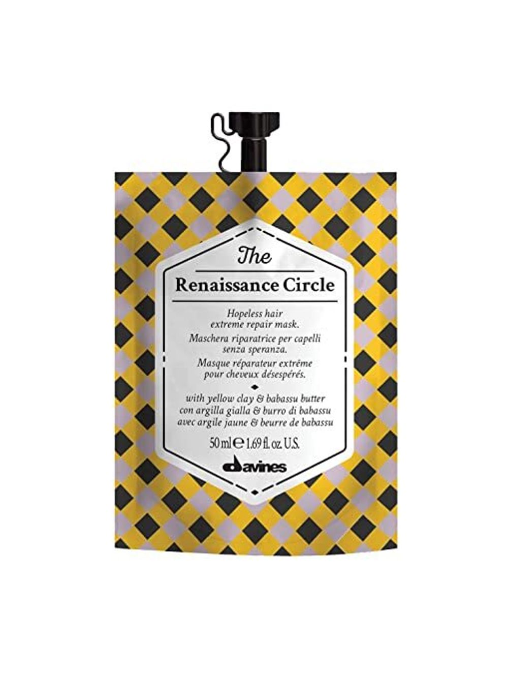 Восстанавливающая маска для сильно поврежденных волос Davines The Renaissance Circle Hair Mask 50 мл