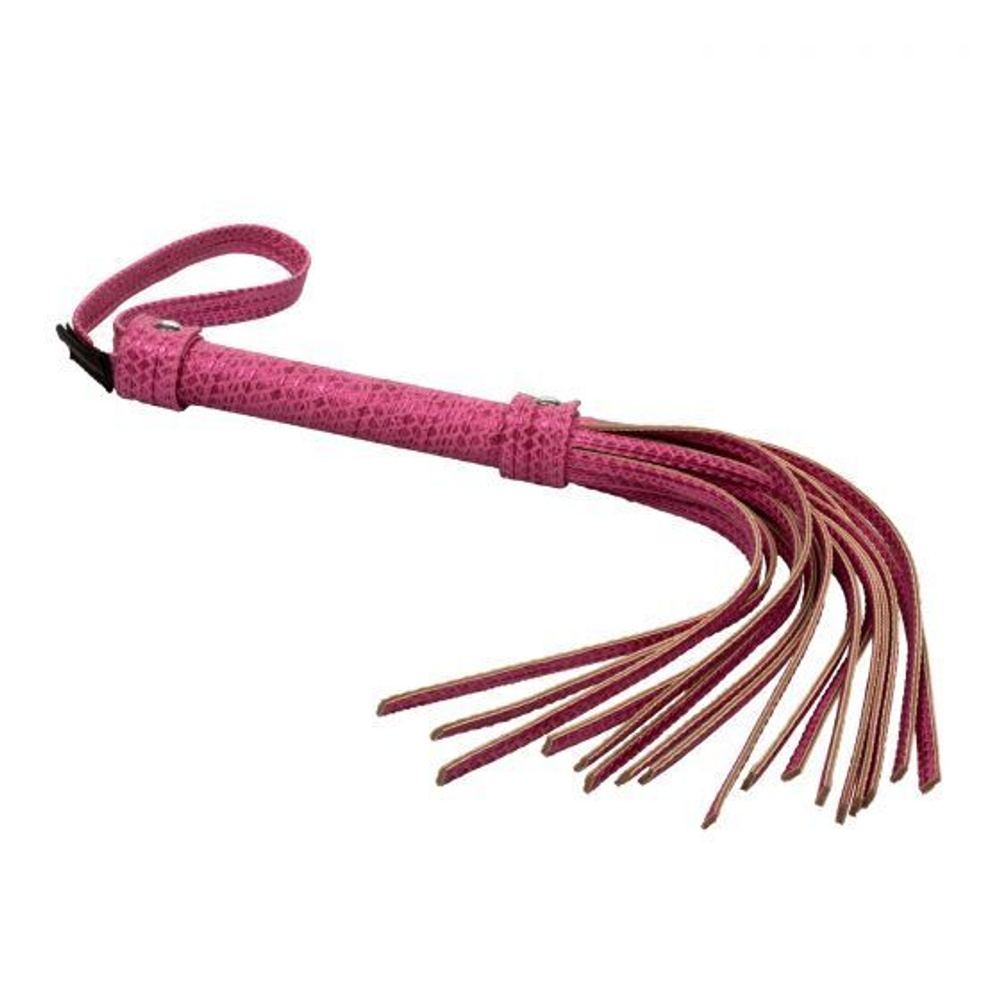 Розовая плеть Tickle Me Pink Flogger - 45,7 см. (Цвет: розовый)