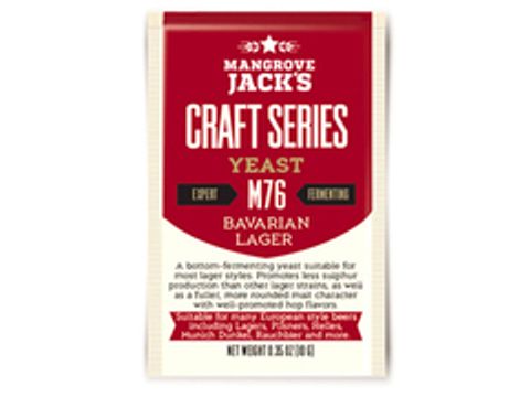 Дрожжи Mangrove Jack's Craft Bavarian Lager M-76
