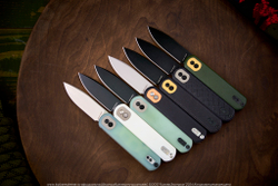 Нож Vosteed Corgi сталь 14C28N Black Stonewash рукоять Black Micarta-Frag