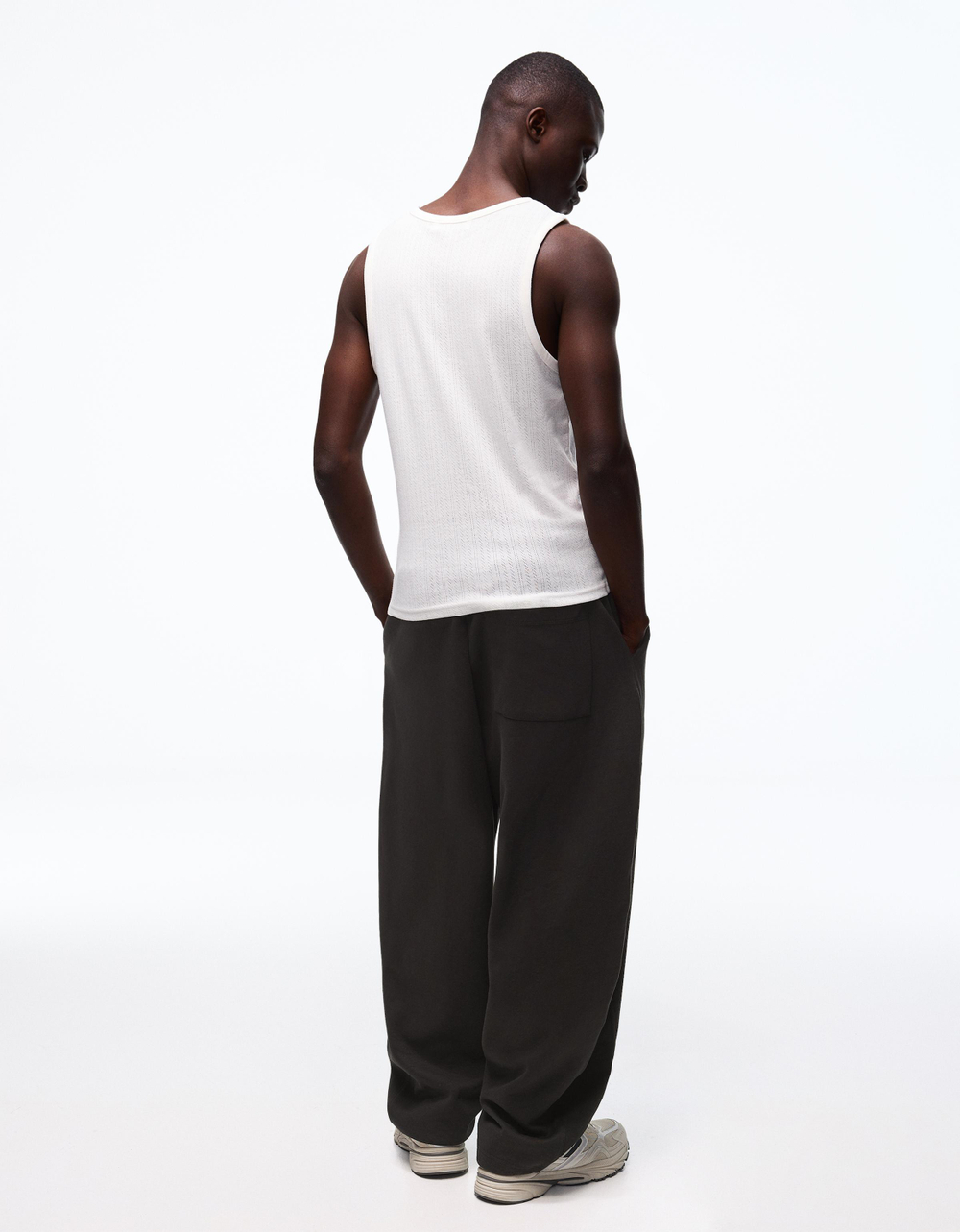 Мужские брюки balloon fit из интерлока - BERSHKA