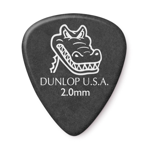 Dunlop 417P200 Gator Grip Standard 12Pack медиаторы, толщина 2 мм, 12 шт.