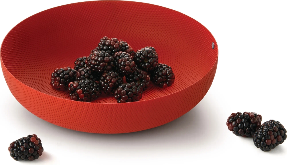 Alessi Текстурная чаша 21x4,7 см красная EAN 8003299430741