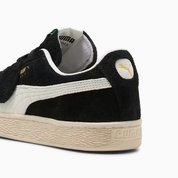 PUMA Замшевые кроссовки Suede, черный/белый