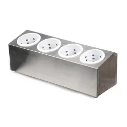 Контейнер для столовых приборов 4 отд.,нерж.+ пластик 51*15,7*17,5 см P.L. Proff Cuisine