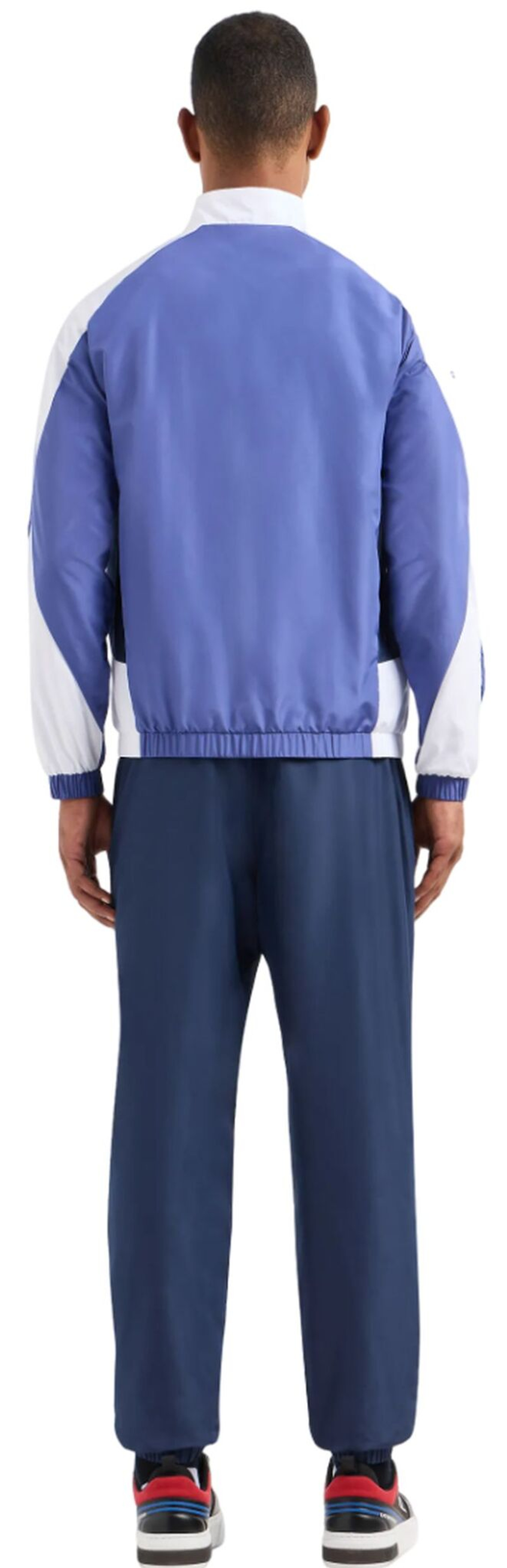 Мужской теннисный костюм EA7 Man Woven Tracksuit - небесный