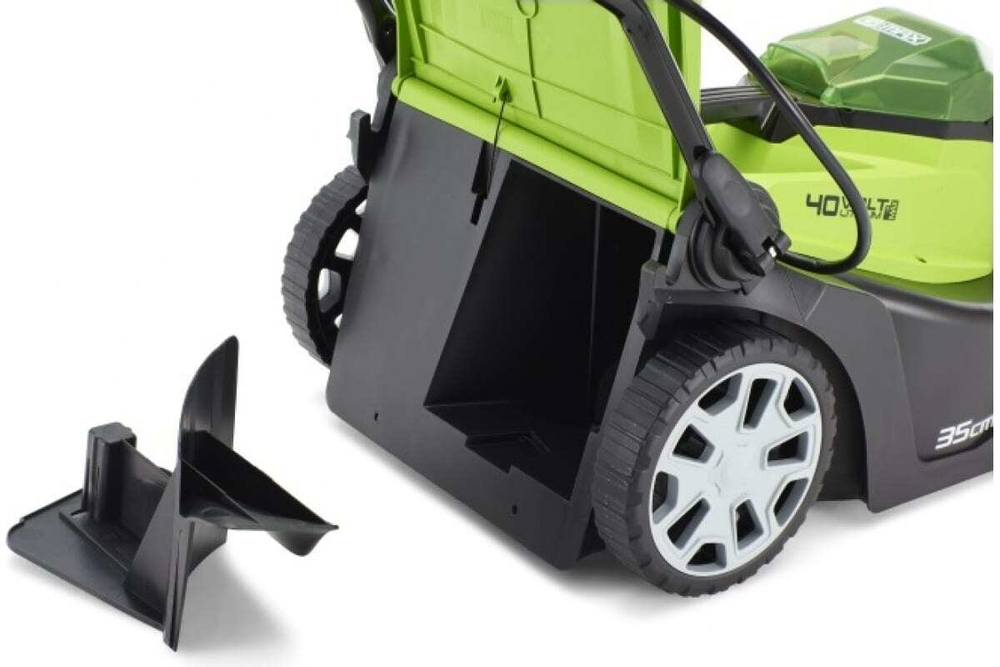 Газонокосилка аккумуляторная Greenworks G40LM35 40V 35 см без АКБ и ЗУ