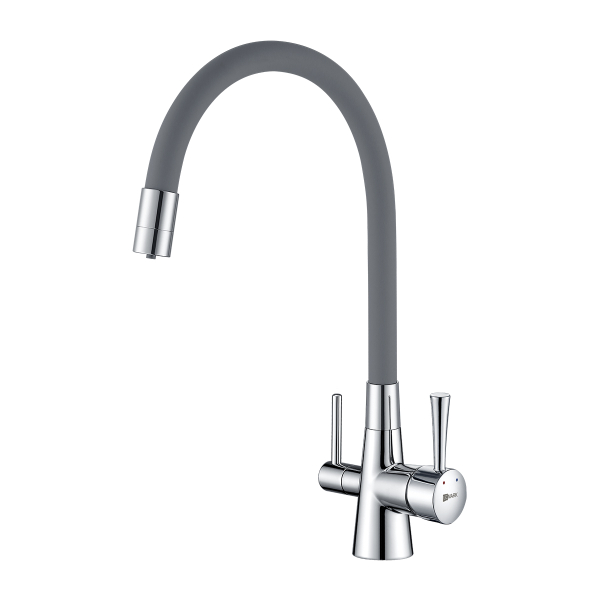Смеситель Lemark Comfort LM3075C-Gray для кухни  с подключением к фильтру с питьевой водой