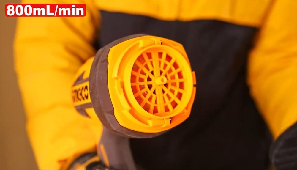 Краскопульт аккумуляторный INGCO CSGLI2004 20 В 120DIN
