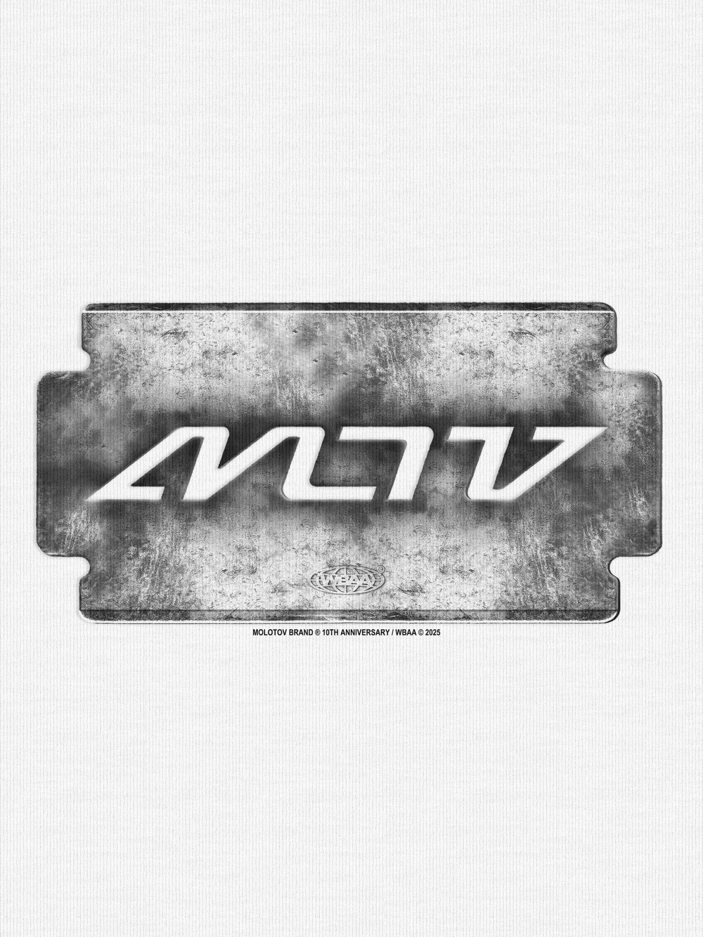 Футболка MLTV Лезвие Белый