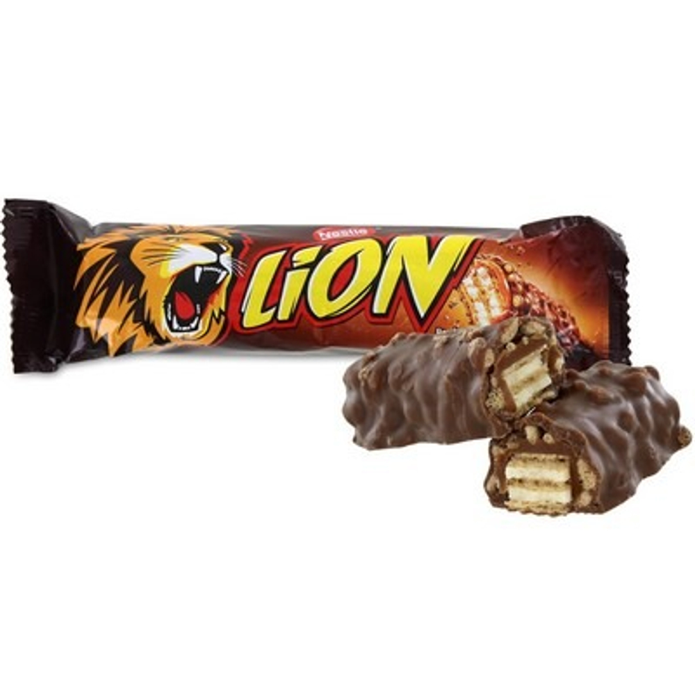 Батончик Nestle Lion Chocolate (Лион Шоколад) 42г (40шт)  Германия
