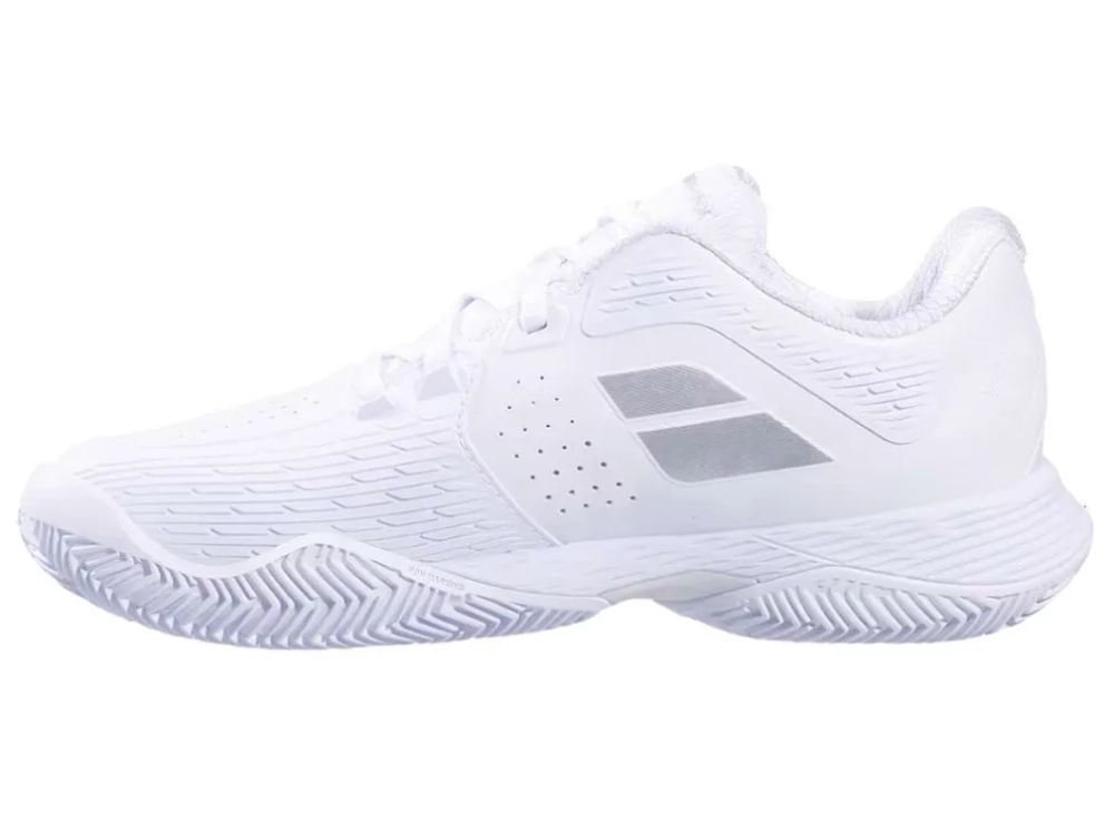 Женские теннисные кроссовки Babolat Propulse Storm Clay - white/silver