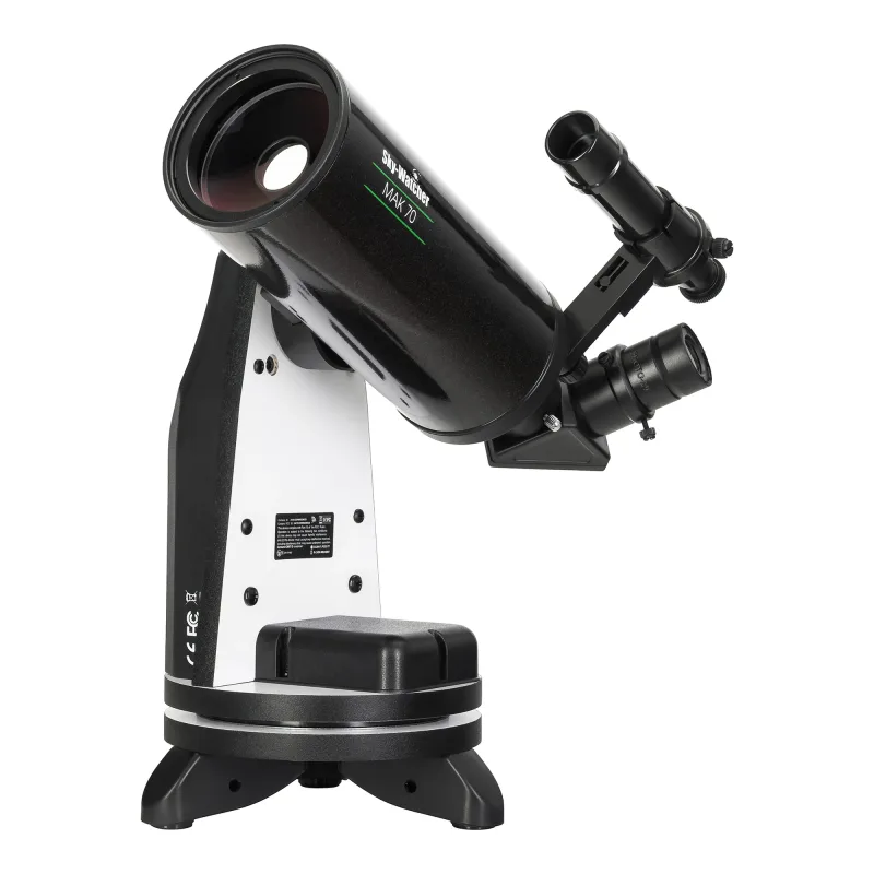 Телескоп Sky-Watcher MAK 70 mini Virtuoso GTi, настольный - оптическая труба на монтировке, вид спереди