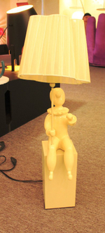 лампа CLOWN by Jaime Hayon h 45 beige  ( 2 )