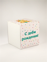 Кружка подарок сувенир "С днём рождения!" Котик