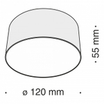 Накладной светильник Maytoni Technical Zon C032CL-L12W4K