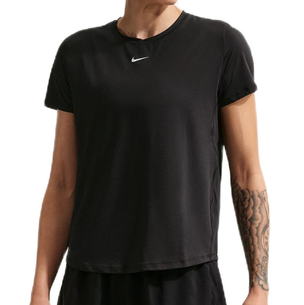 Женская теннисная футболка Nike Dri-Fit One Classic - black/white
