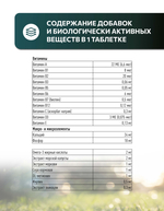 Vita+ мультивитаминное лакомство для собак Крепкий иммунитет, 90 таблеток