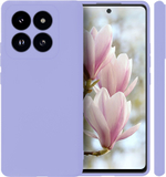 Мягкий Soft Touch чехол из силикона для XIAOMI 14 PRO с бархатной подкладкой