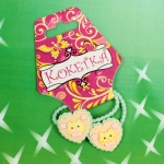 Резинки для волос детские 2шт «Кокетка - Baby style», милые котики, d-3,5см