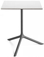 Стол ламинированный обеденный Scab Design Tripe Maxi, антрацит, белый
