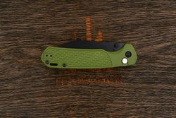 Нож складной CJRB J1945-BGN Pyrite Light, клинок 85мм, сталь AR-RPM9, рукоять FRN оливковый