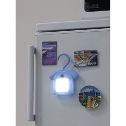 Ночник - светильник светодиодный ЭРА NLED-485-1W-SW-BU на батарейках с выключателем голубой | Ночники
