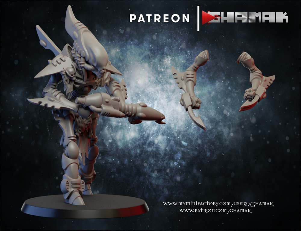 Aeldari_Craftworlds миниатюра для dnd, днд, pathfinder, фентези, Настольная игра, НРИ, Варгейм, РПГ