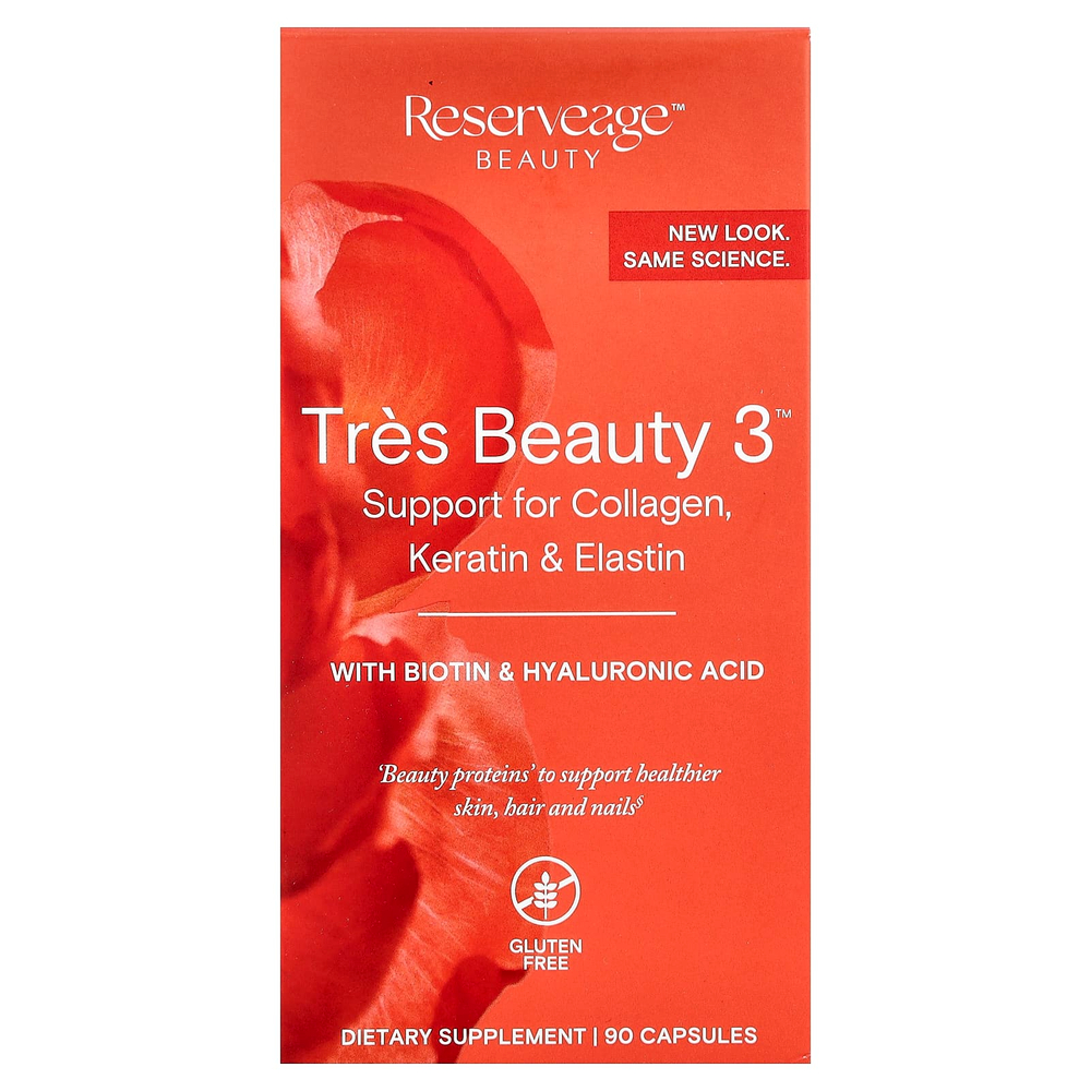 Reserveage Beauty, Tres Beauty 3, 90 капсул