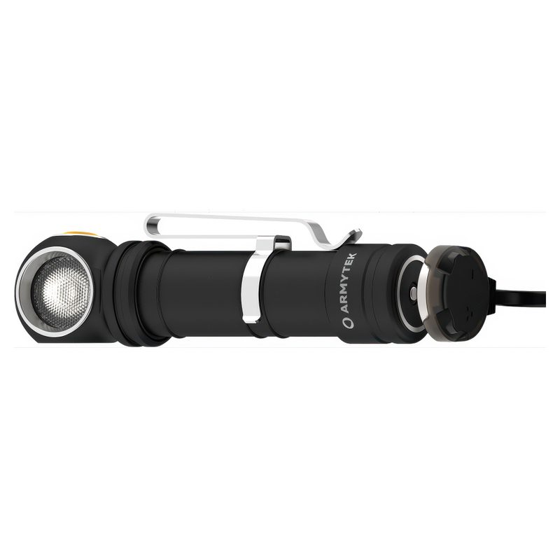 Налобный фонарь Armytek Wizard C2 Pro Max Magnet USB — широкий комфортный световой луч с TIR-линзой, защищённой закалённым стеклом.