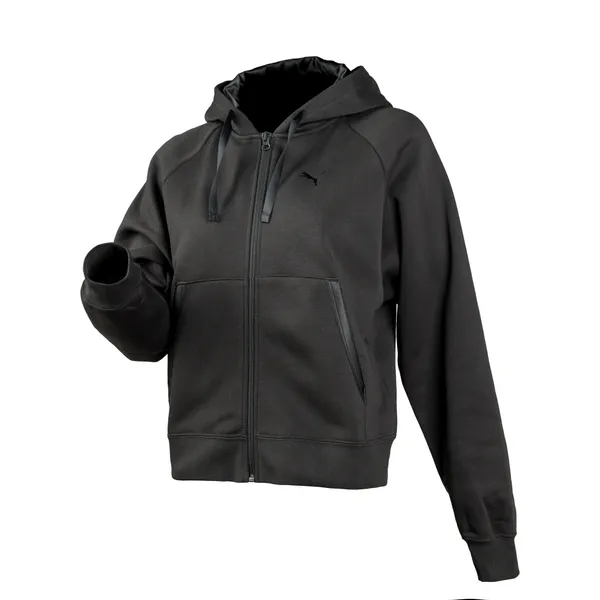 Толстовка женская PUMA ESS ELEVATED Satin FZ Hoodie FL