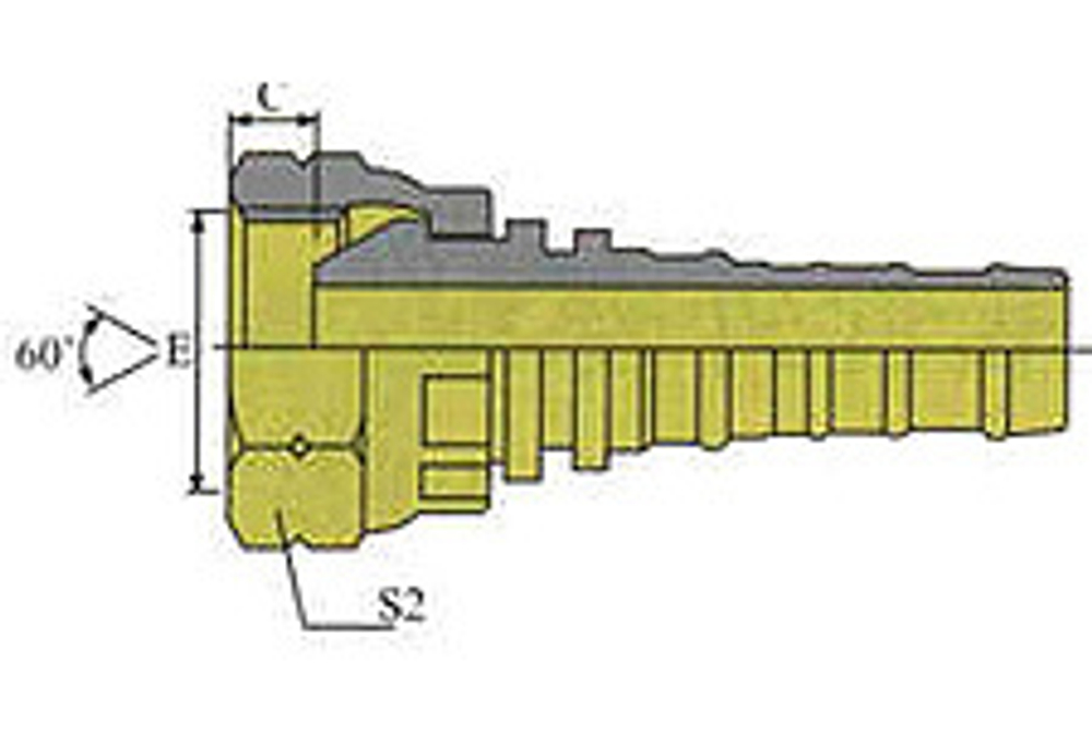 Фитинг DN 20 BSP (Г) 3/4 Interlock