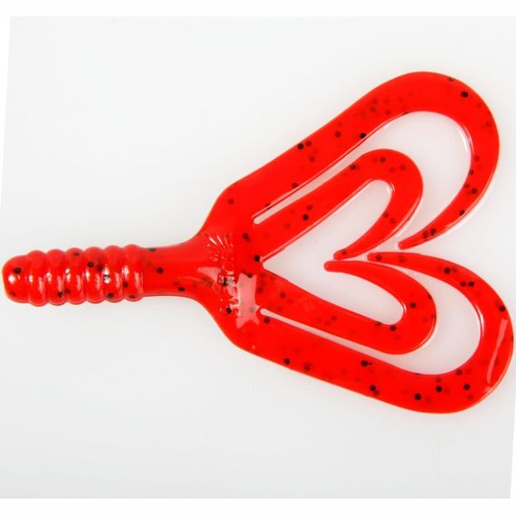 Твистер несъедоб. Helios Credo Four tail 3,35"/8,5 см Pepper Red 100шт. (HS-20-030-N)