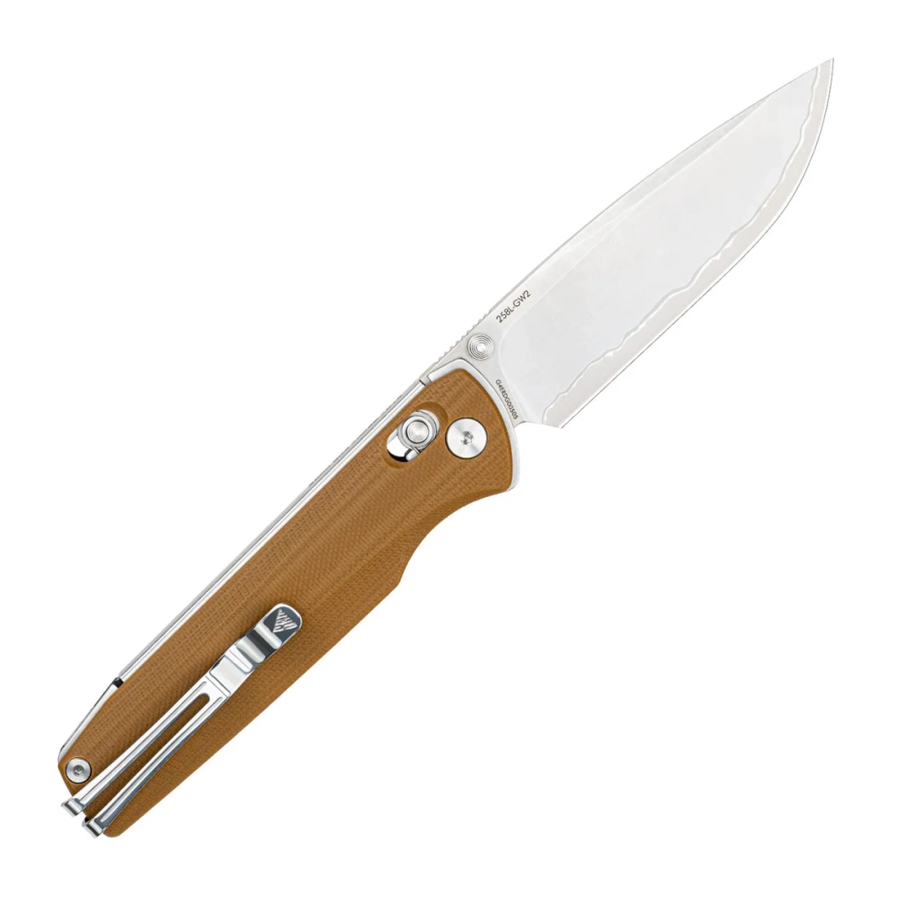 Нож складной SRM 258L-GW2 Terrier Beadblast (140Cr Laminated, Tan G10)