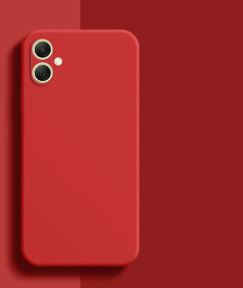 Накладка для Samsung Galaxy A05 Silicone cover красная