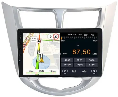 Магнитола для Hyundai Solaris 2010-2016 - Parafar PF067FHD на Android 13, CarPlay, 4G SIM-слот