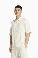Футболка adidas Waffle Knit Polo Polo - белый