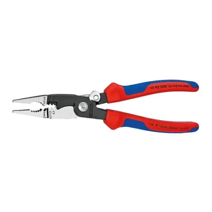 Электромонтажные клещи черненые 200 мм Knipex 13 92 200 SB