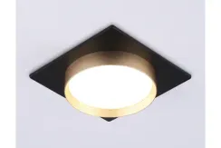 Светильник точечный Ambrella TN5232 GX53 черный/золото 42397