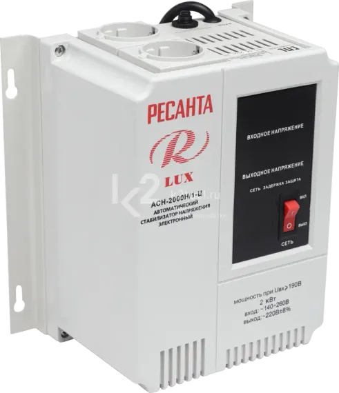 Стабилизатор напряжения Ресанта АСН-2000Н/1-Ц LUX