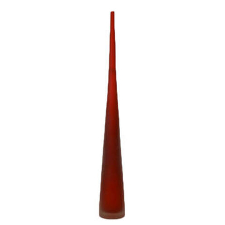 Ваза GLASS long neck frosted h56 (p.31-15) V2-G115/RED