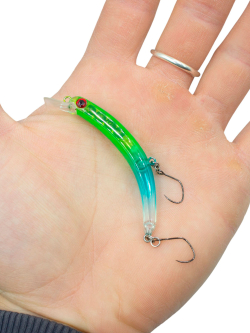 Воблер Минноу "БАНАН" Sakasan Yoro Slim 60 FS, 3,3 г, цвет #09