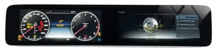 Магнитола для Mercedes-Benz E-класс (W213) 2016-2018 NTG 5.5 - Kuberg MRW-M1202 мониторы 12.3", Android 12, Быстрая, 4G SIM-слот, CarPlay
