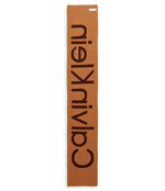Двухсторонний хлопковый шаль Calvin Klein - коричневый(K60K612605)