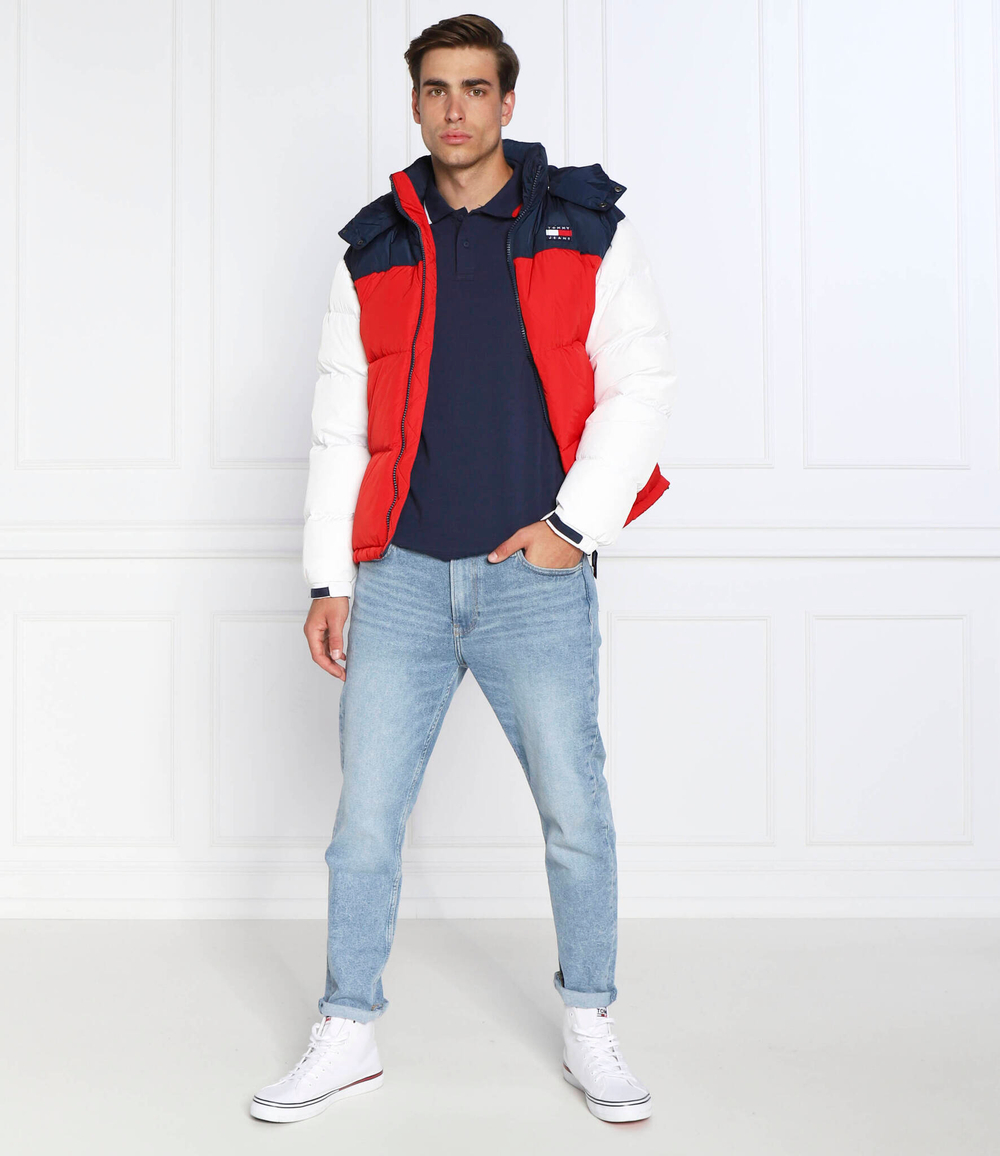 поло Tommy Jeans - темно-синий(DM0DM15076)