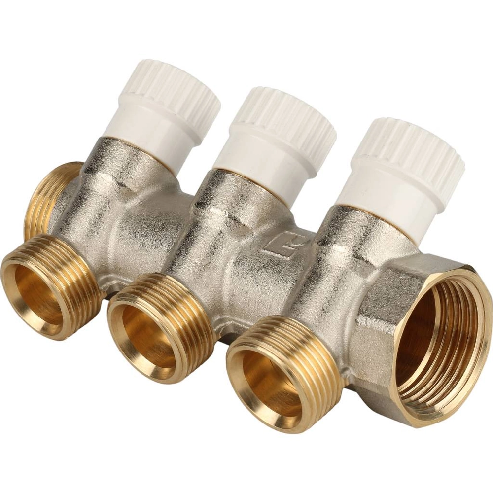 STOUT Коллектор распределительный 1"*3/4" 3 выхода ЕК