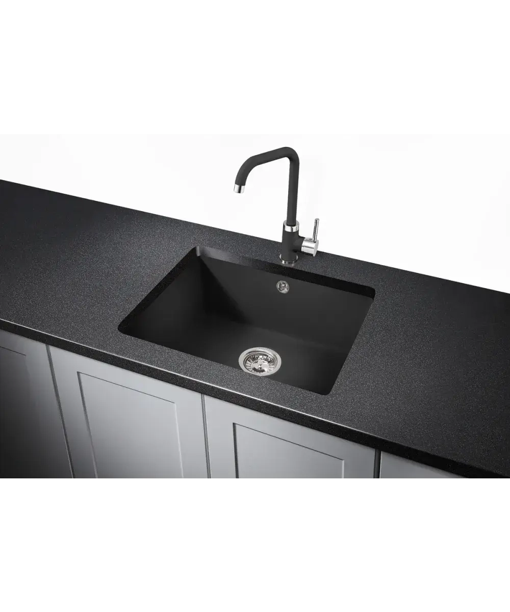 Кухонная мойка Kuppersberg UNIVERSA 60 NL 1B DEEP BLACK фото 2