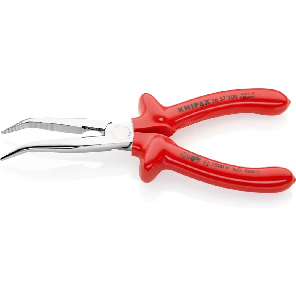 Длинногубцы хромированные 200 мм Knipex 26 27 200