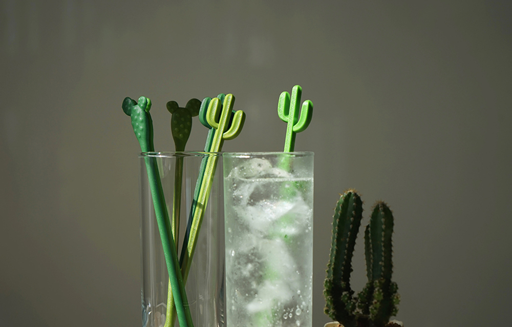 Набор палочек для размешивания коктейля cactus