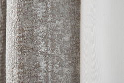 Ткань Портьера 275x260 Garda Decor Ambition серая Серый
